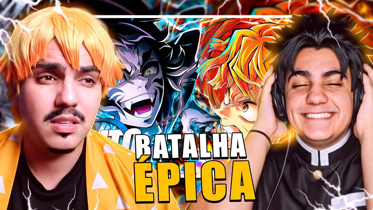⚡ SO-LA-DO!! ⚡| Zenitsu vs Kaigaku | Raios e Trovões | Kaito ft. @M4rkim | KKREACT