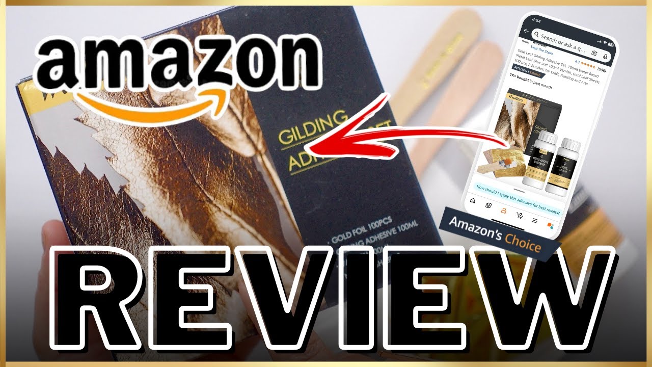 WADITIES GOLD LEAF GILDING ADHESIVE SET | Honest Review