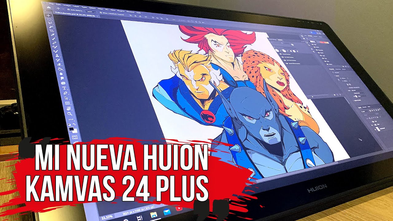 Mi nueva HUION KAMVAS 24 PLUS  Unboxing!
