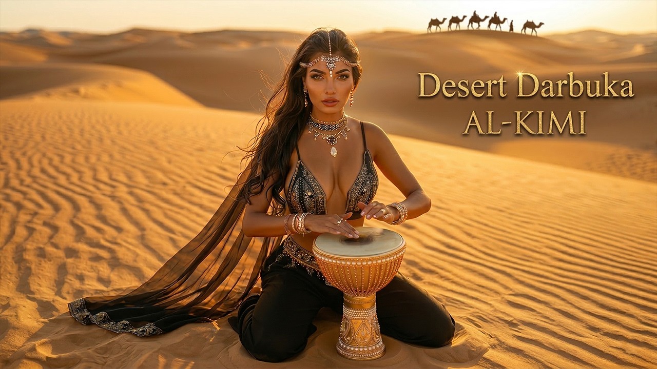 Dark Darbuka – Deep House Percussion (8D Headphones Build-Up) Desert Darbuka