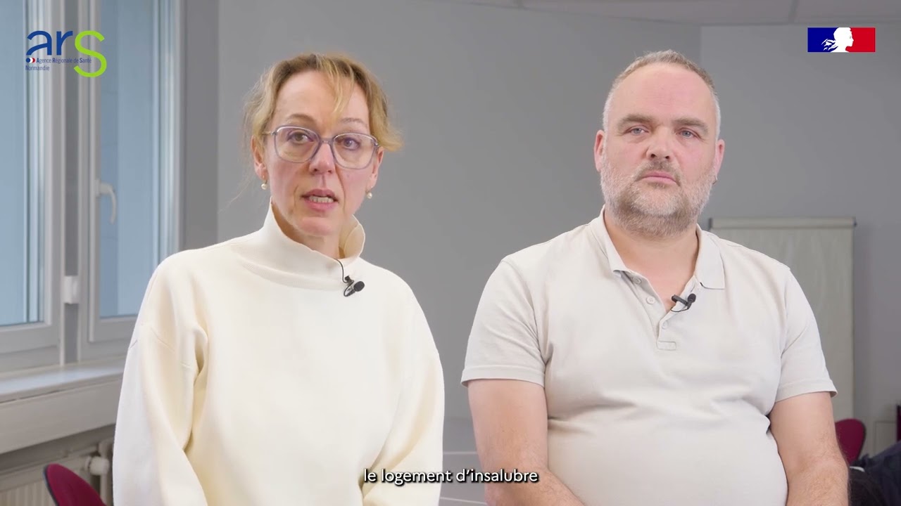Audrey PARIS, Ingénieur et Emeric PIERRARD, Inspecteur à l'ARS Normandie