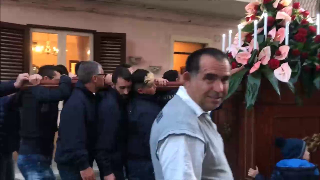 Processione Reliquiario Prezioso Fazzoletto e copia lignea SS. Crocifisso -  27/04/2019