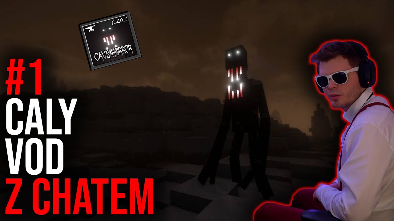 Minecraft Cave Horror Project #1 | GUCIO VOD | Z CHATEM
