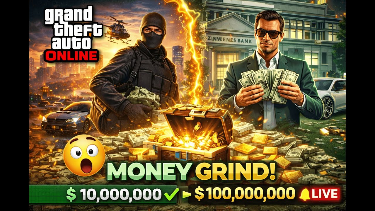 🔴 GTA Online LIVE – ROAD TO 100M 💰