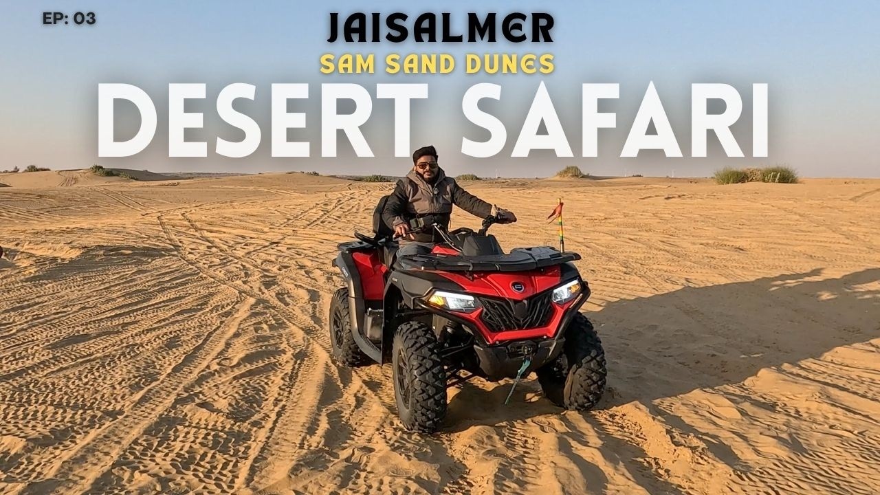 From Delhi to Thar Desert 🏜️ | Sam Sand Dunes Safari, Camp Life & Bike Ride Story 🔥 | Himalayan 450