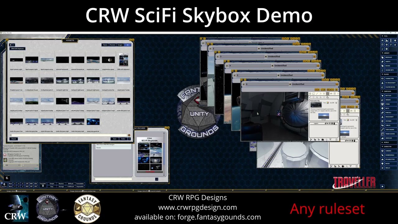 CRW SciFi Skybox demo