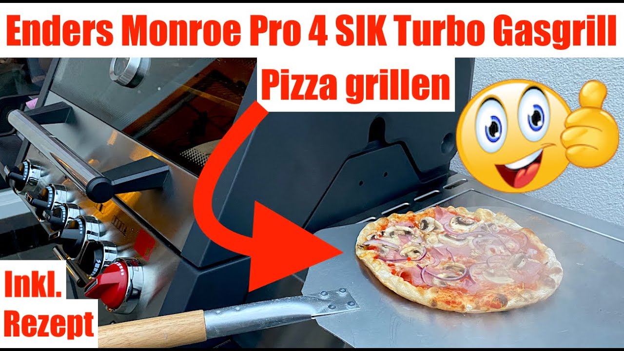 Enders Monroe Pro 4 SIK Turbo Gasgrill - Pizza grillen
