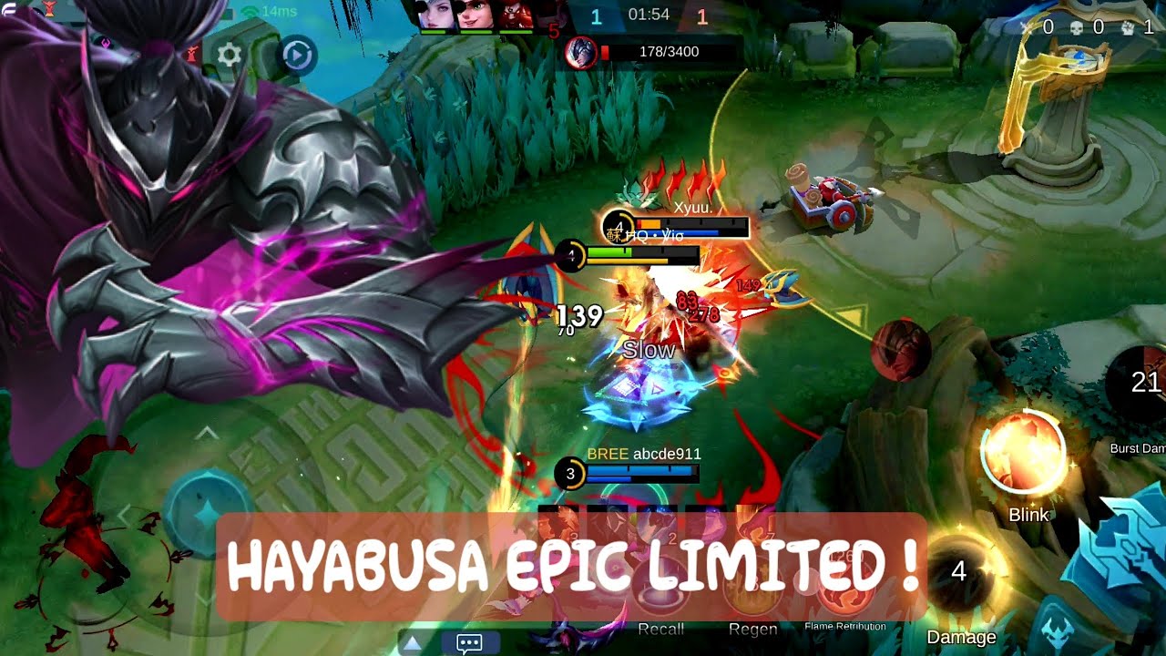 HAYABUSA DI NERF SKILL 2 !! TIDAK MASALAH !! MUSUH BANYAK CC !! TIDAK MASALAH !! SIKATTT BOSS !!