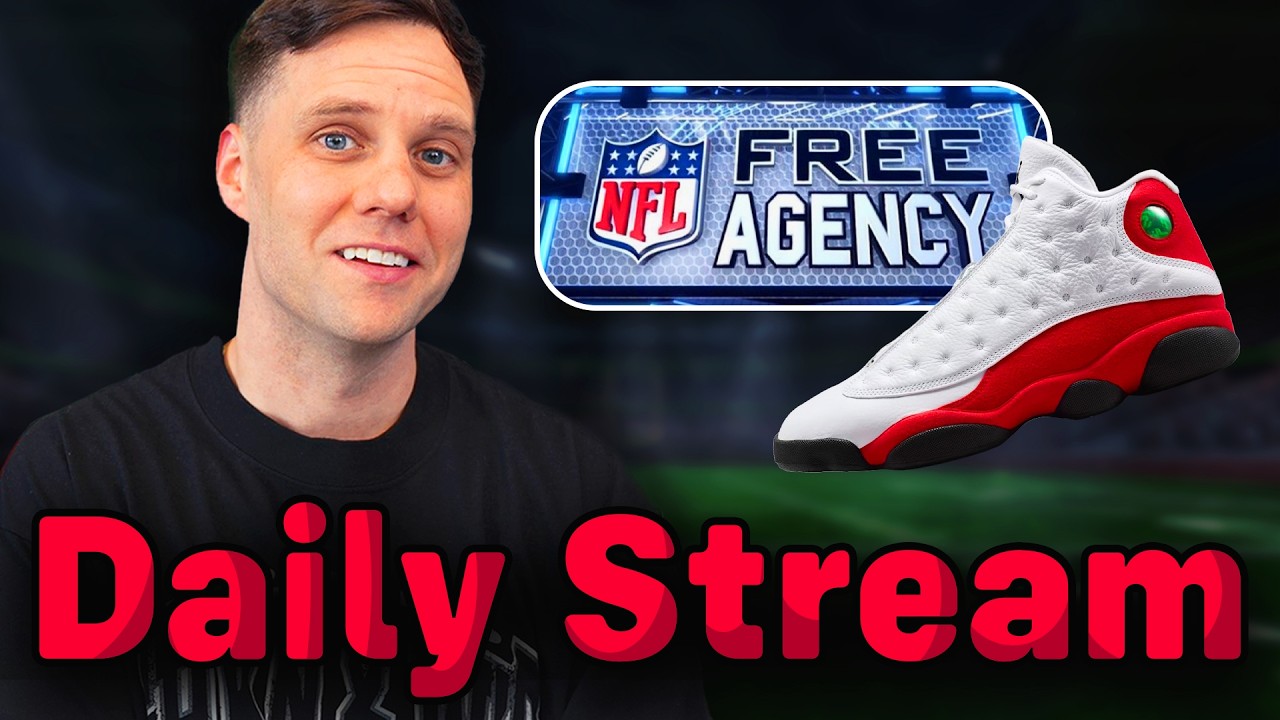 DAILY STREAM: AIR JORDAN 13 CHICAGO & NFL FREE AGENCY