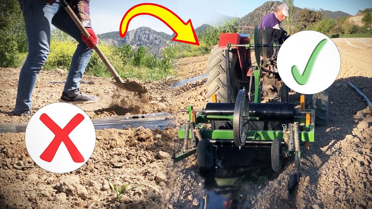 Malçlama Makinesi ile Karpuz Dikimi Öncesi Hazırlık | Saatlerce Kürek Sallamaya SON!