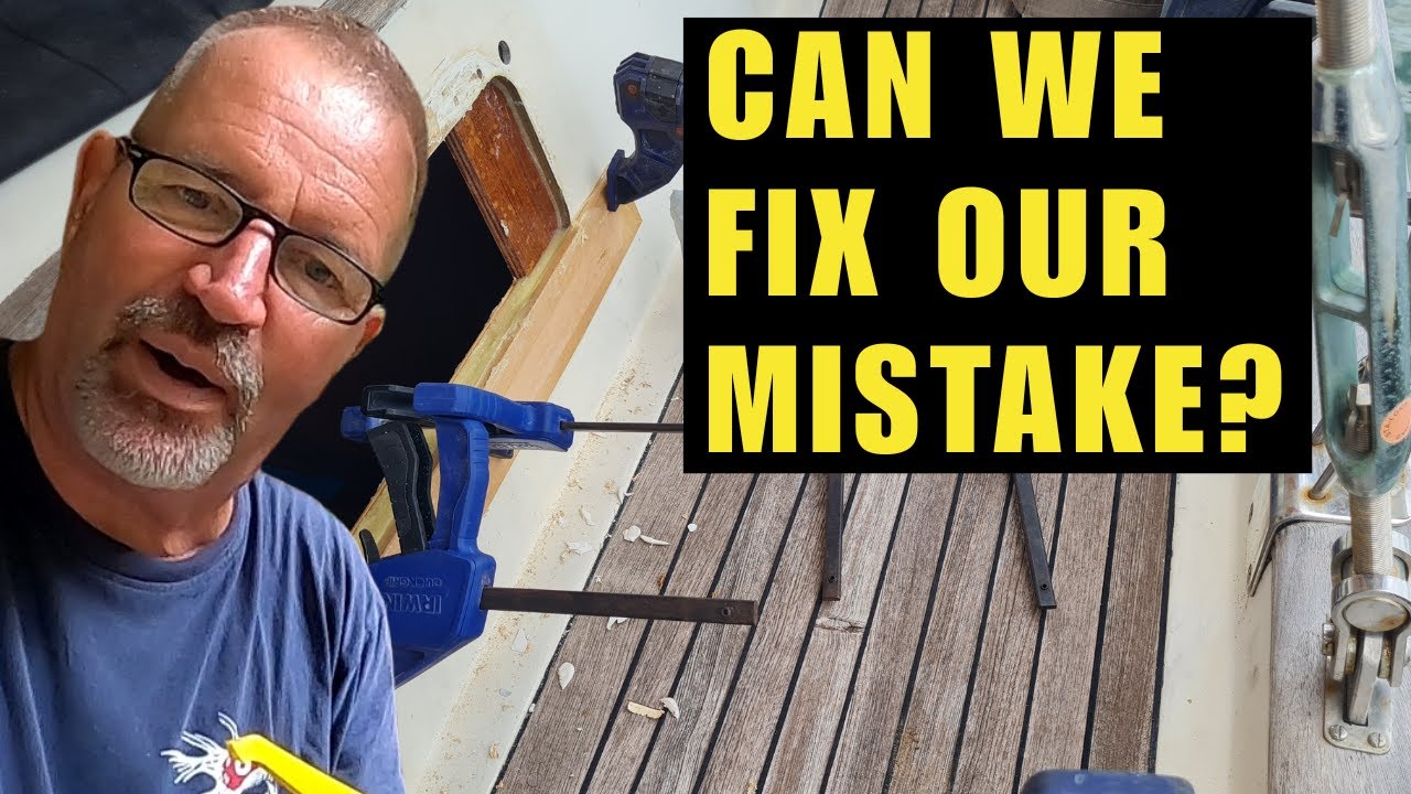 FIXING the Portlight MISTAKE During Our BOAT REFIT
