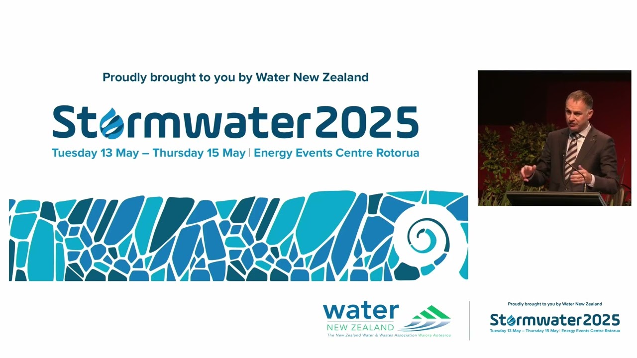 Stormwater Conference & Expo 2025 - Keynote Speaker Hon. Simon Watts