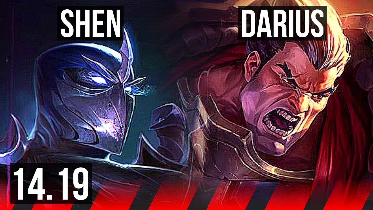 SHEN vs DARIUS (TOP) | EUW Diamond | 14.19