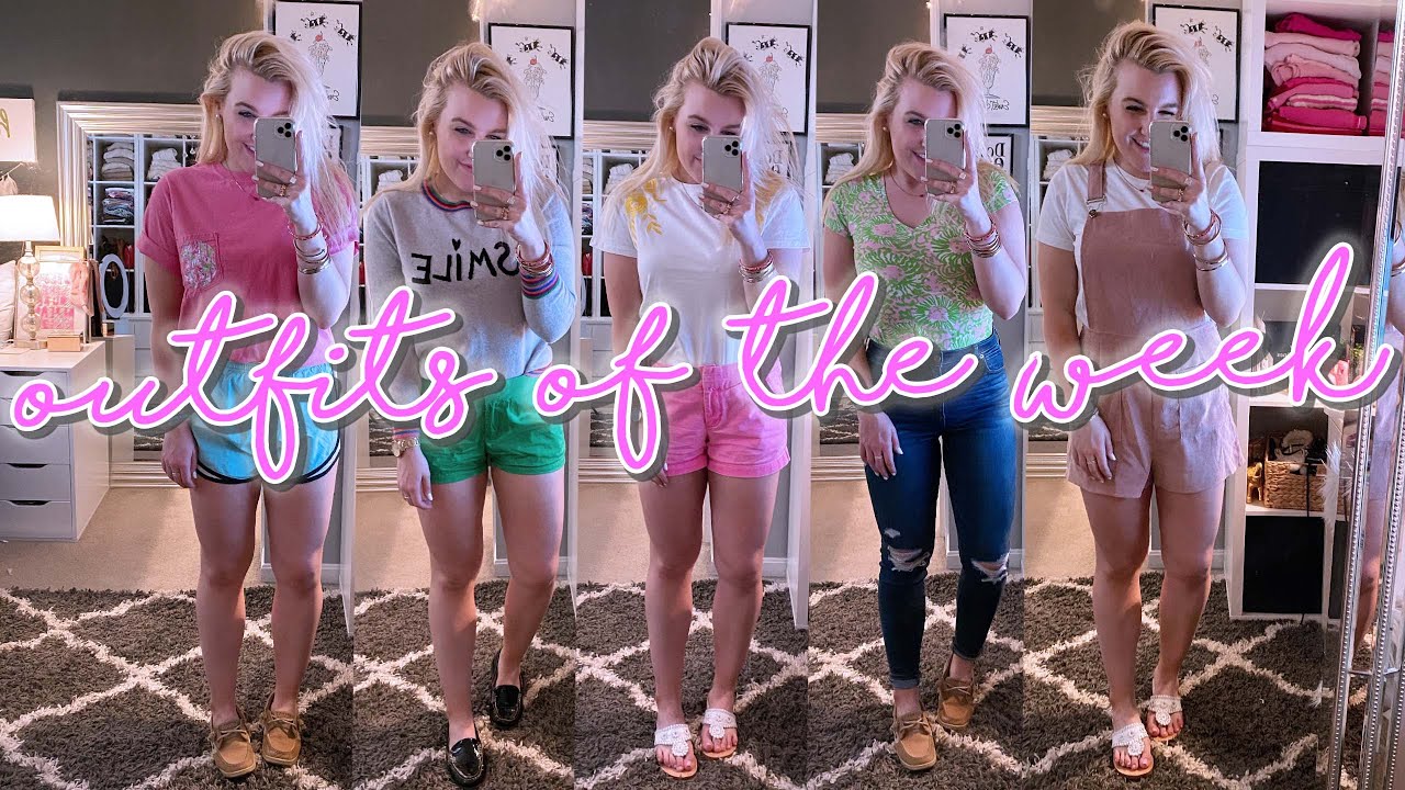 PREPPY OUTFITS OF THE WEEK (QUARANTINE OUTFITS// WORK FROM HOME OUTFITS// OOTW) || Kellyprepster