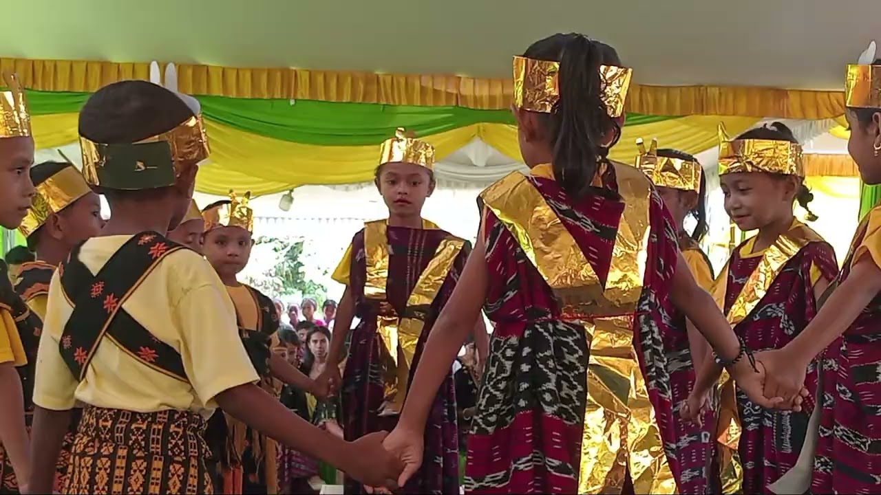 Tarian Ja'i Kreasi dari Siswa/i TK Rintisan Flora
