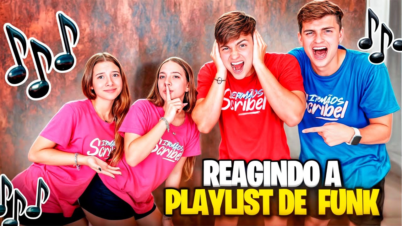 OS IRMÃOS SCRIBEL REAGIRAM A NOSSA PLAYLIST DE FUNK!