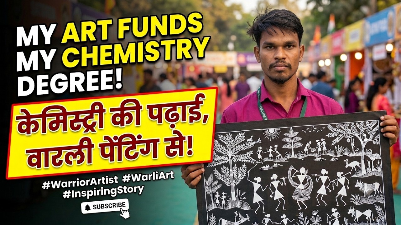 This Ancient Tribal Art is Saving a Student's Future #warliart #art #artist