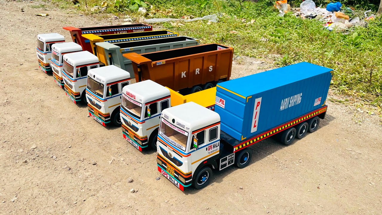 Tata and Ashok Layland Truck Miniature Model | Tata Signa Trailer Truck Miniature Model 