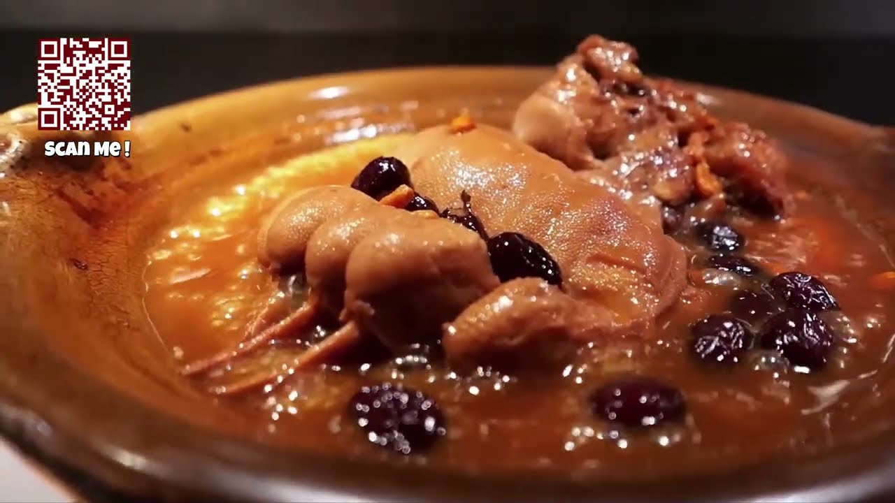 Chân gấu hấp kho với gà -Steamed bear paws with chicken @DailyLife.Podcast -NaUy cuộc sống hàng ngày