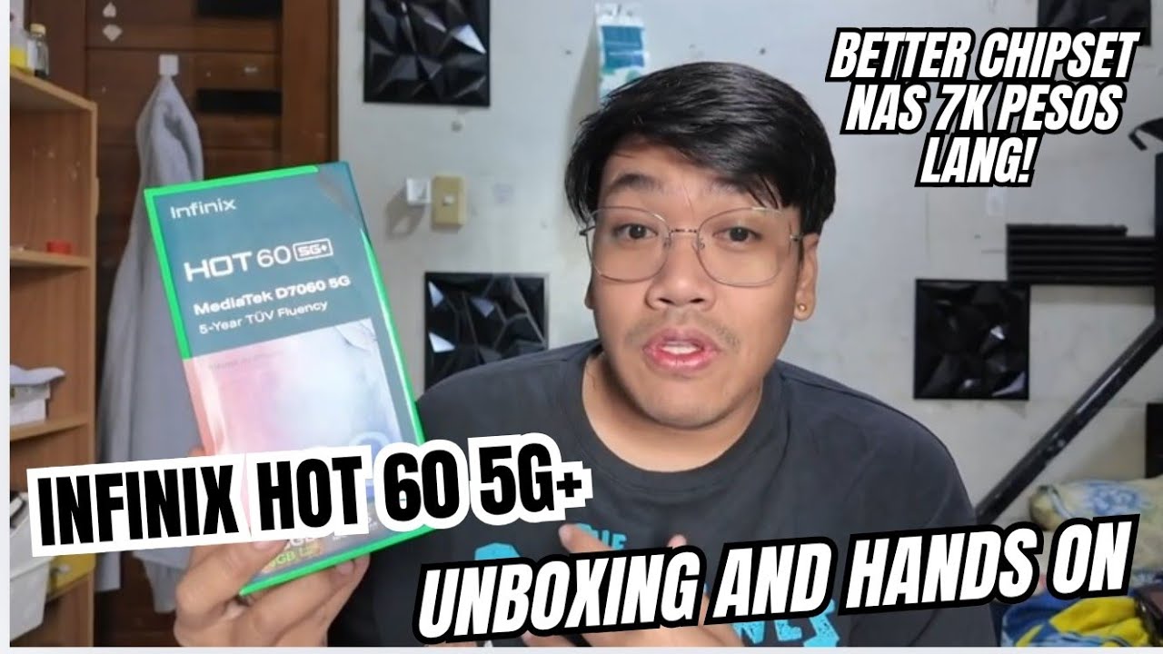 INFINIX HOT 60 5G+ UNBOXING AND HANDS ON: Grabe 7K PESOS LANG MAS BETTER CHIPSET NITO! 