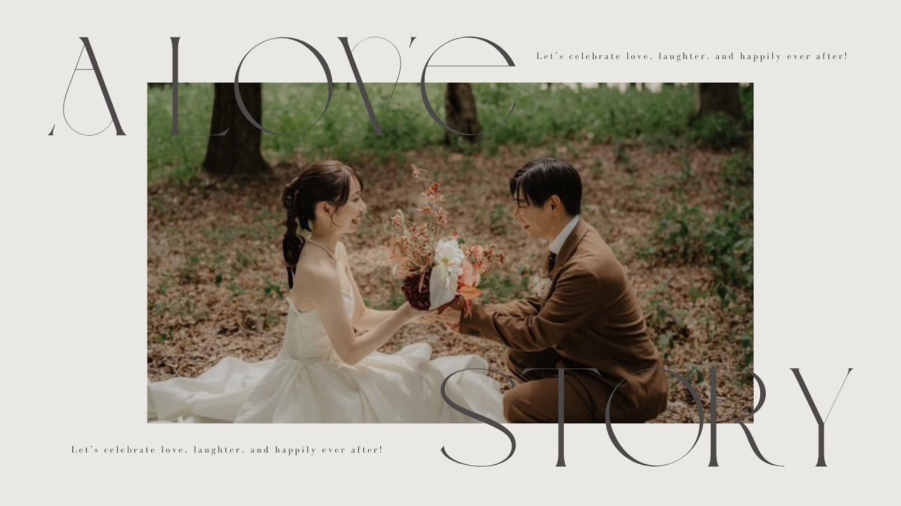 [結婚式 プロフィールムービー] 「Stylish」 / スタイリッシュ / Canvaテンプレート / #結婚式  #オープニングムービー #プロフィールムービー  #wedding