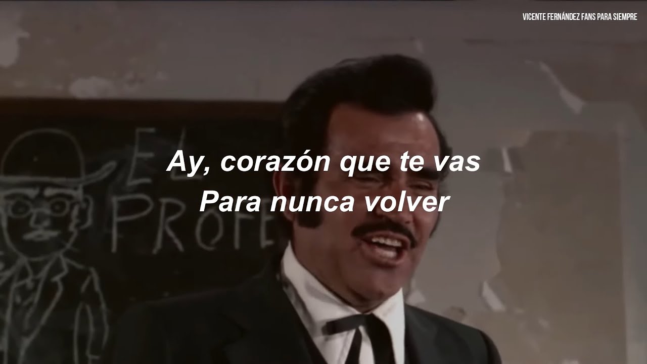 Vicente Fernández - Mi Ranchito (Letra / Lyrics)