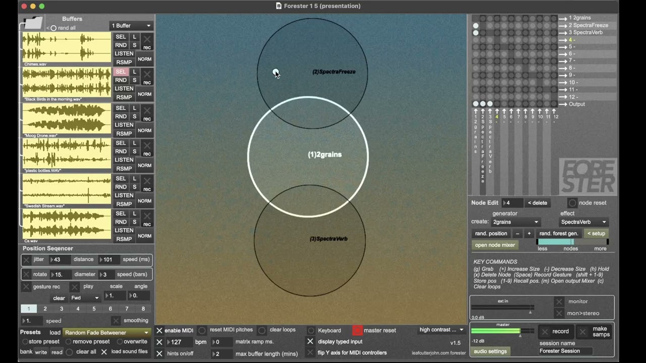 Forester Node Focus: SpectraFreeze and SpectraVerb