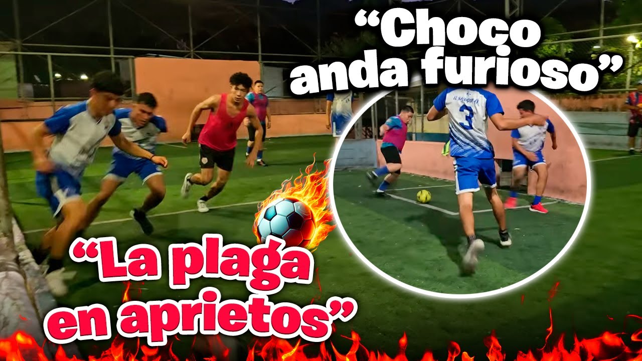 Choco ya anda enojado porque les están dando gran goleada