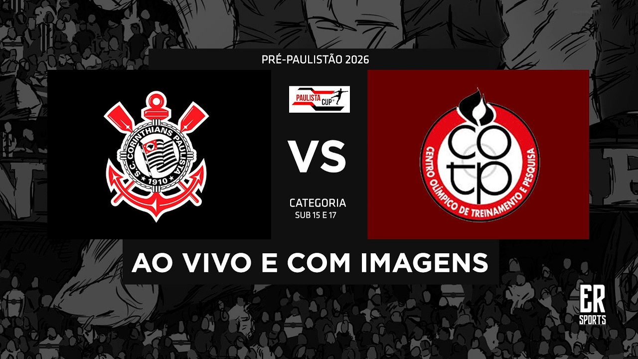 CORINTHIANS X AD CENTRO OLÍMPICO - SUB 15 | 04/03/2026 | AO VIVO | PRÉ-PAULISTÃO 2026