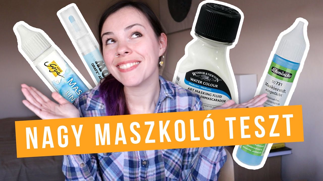 MASZKOLÓ FOLYADÉK: HOGYAN HASZNÁLD? | akvarell technikák gyakorlatban | akvarell festés kezdőknek