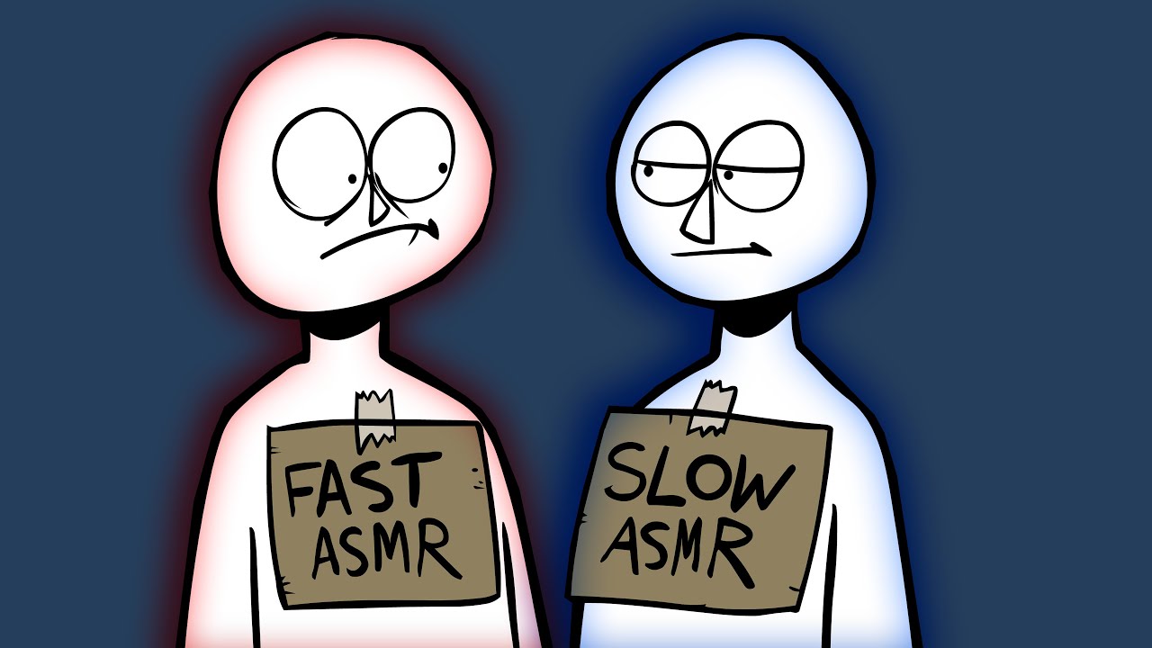 fast asmr vs slow asmr (animated)