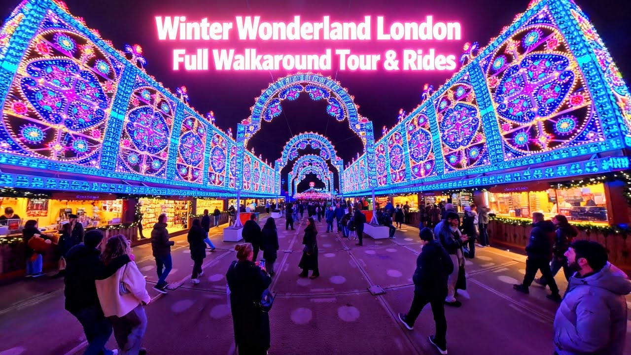 Winter Wonderland London 2025 ❄️ | Walk Around, Rides & Festive Atmosphere#london  #winterwonderland