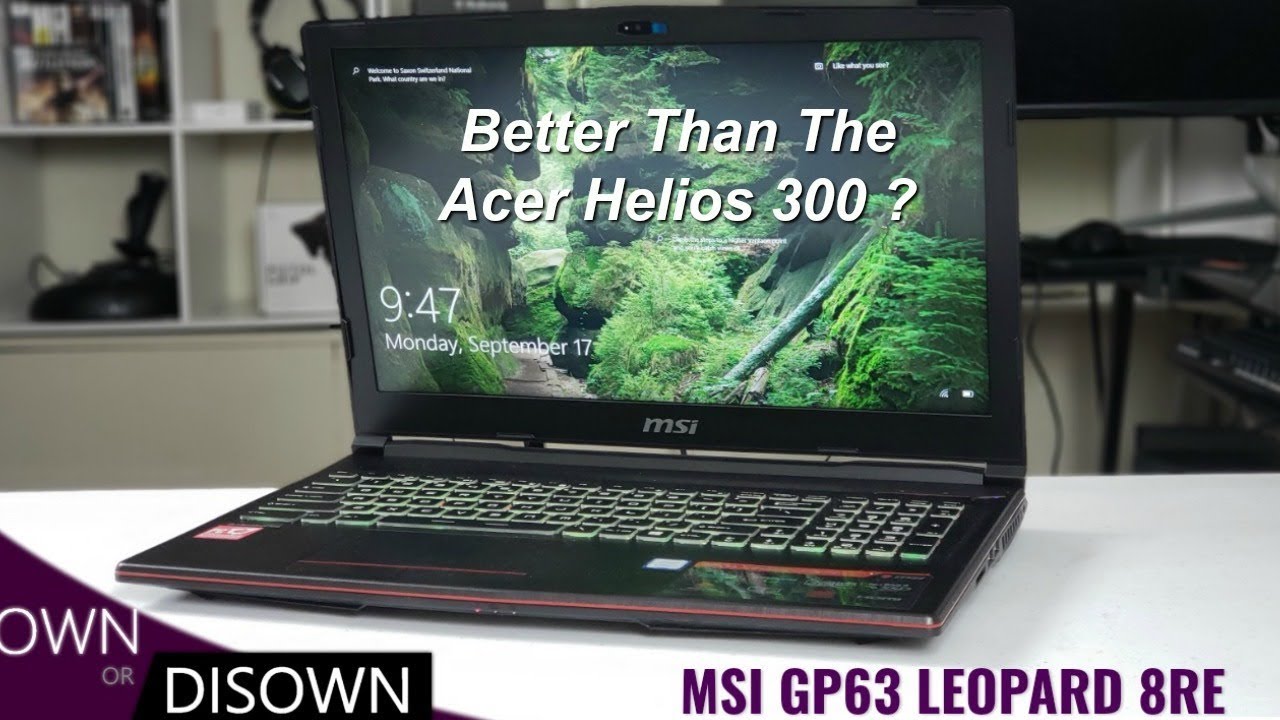 MSI GP63 leopard 8RE - Better Than The Acer Predator Helios 300 ?