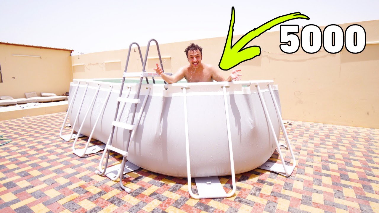 خبيت 5000 ريال سعودي في مسبح ! l الجزء الثاني 😂🔥