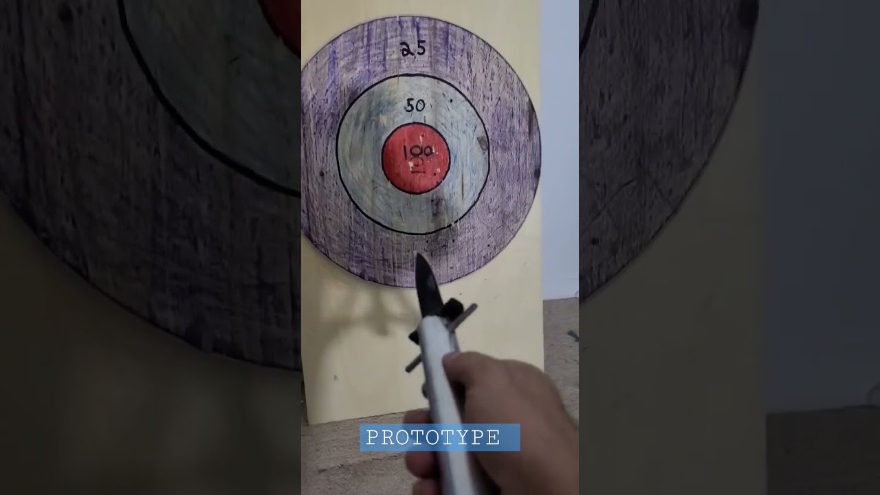 Highly illegal Ballistic Prototype Knife.