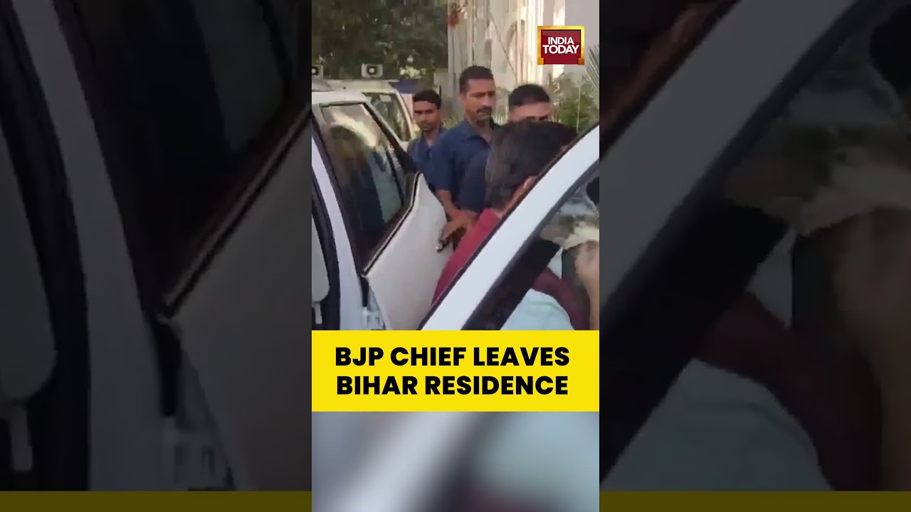 BJP Chief Nitin Nabin Leaves Bihar Residence | Heads To Delhi #bjp