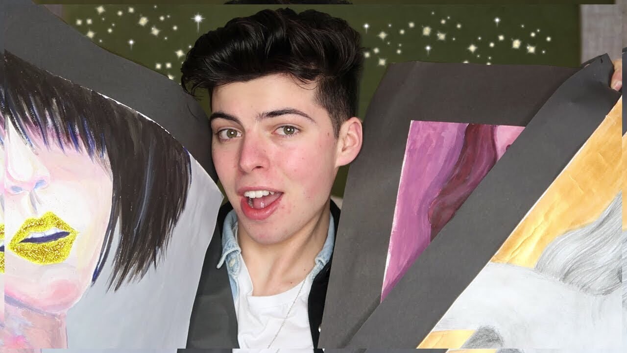 Looking Through My Old ART FOLDER!!