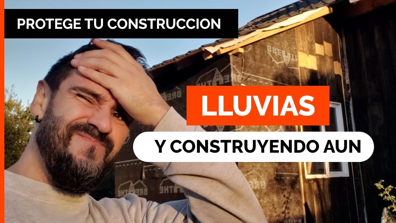 CÓMO PROTEGER tu CONSTRUCCION de las LLUVIAS! 🌧️🔨 Solución rapida y efectiva para salvar tu cabaña