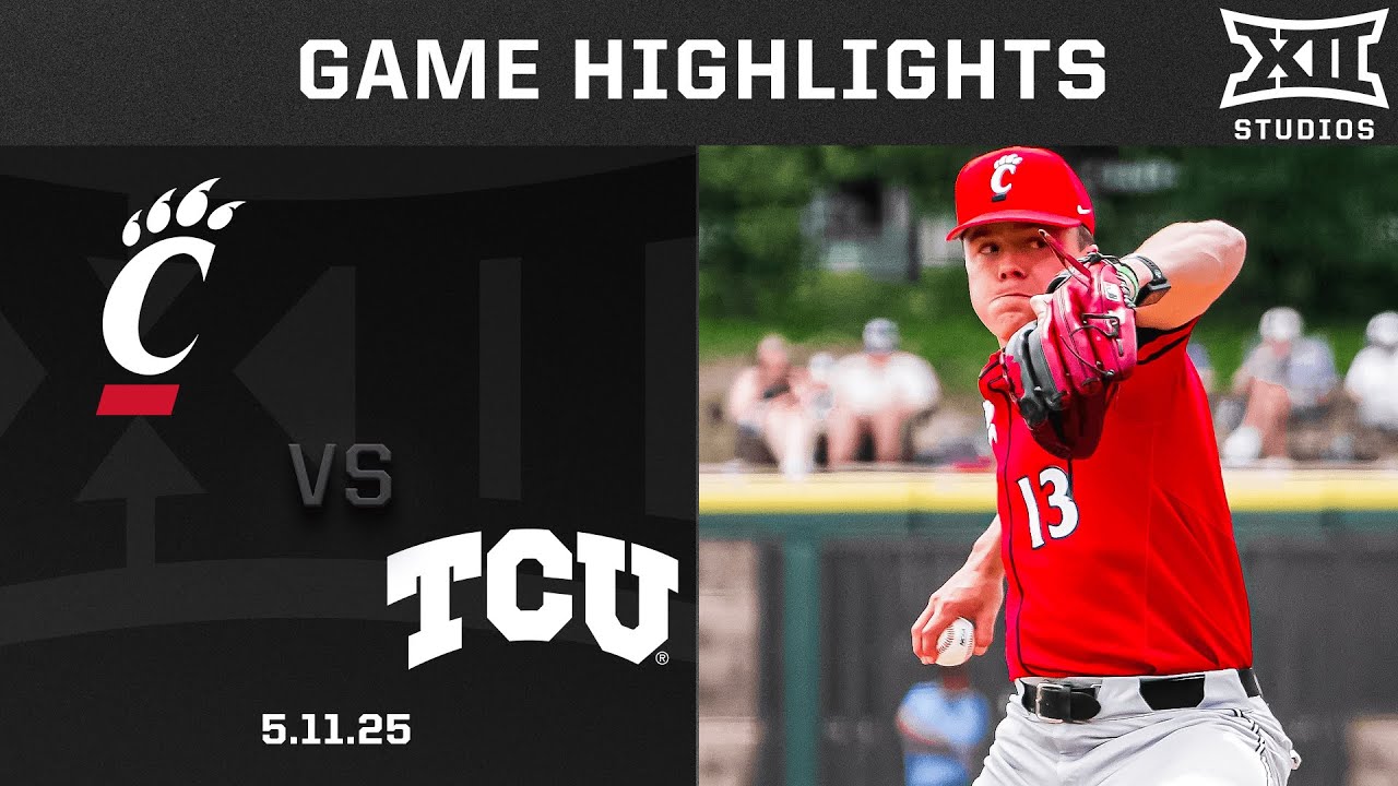 Cincinnati vs. TCU (5.11.25) Highlights | 2025 Big 12 Baseball