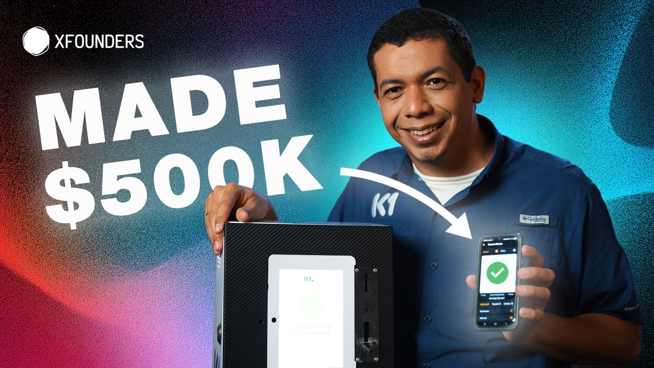 From Backpack Bitcoin ATM to $500K in Sales | K1 technology & Edgar Borja in XFounders Stories