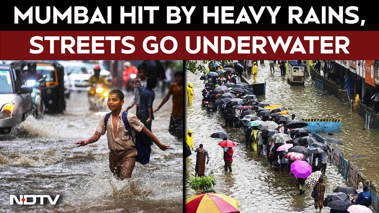 Mumbai Rains | Heavy Rain Triggers Severe Waterlogging In Parts Of Mumbai