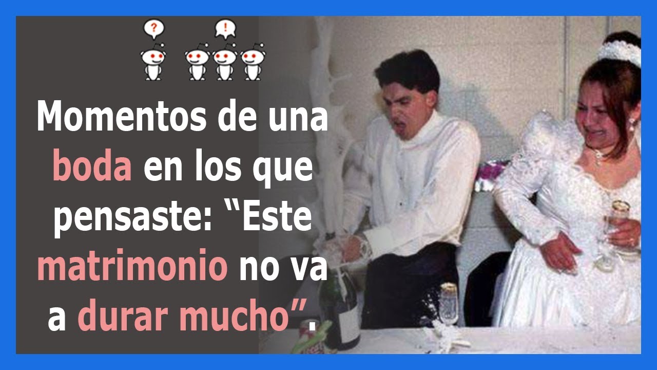Momentos de una boda que indican un matrimonio corto (Reddit/AskReddit)