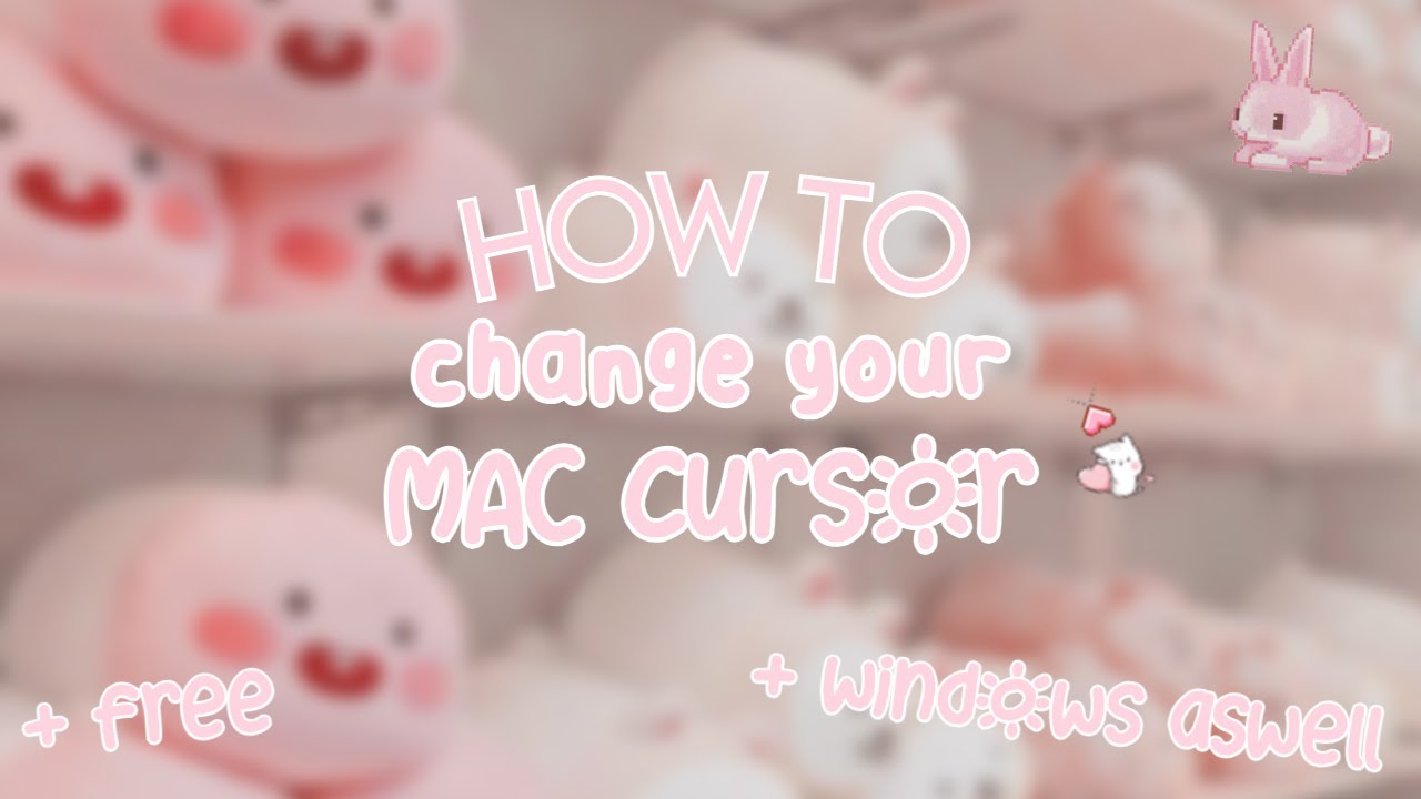 How To Get An AESTHETIC Mouse Cursor on MAC | fairybeanz