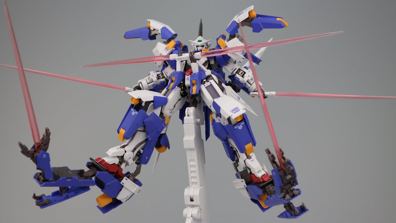 【开盒分享】百乐模型 雪崩能天使/雪域大统领Gundam Avalanche EXIA DASH UNIT 合金成品metal frame