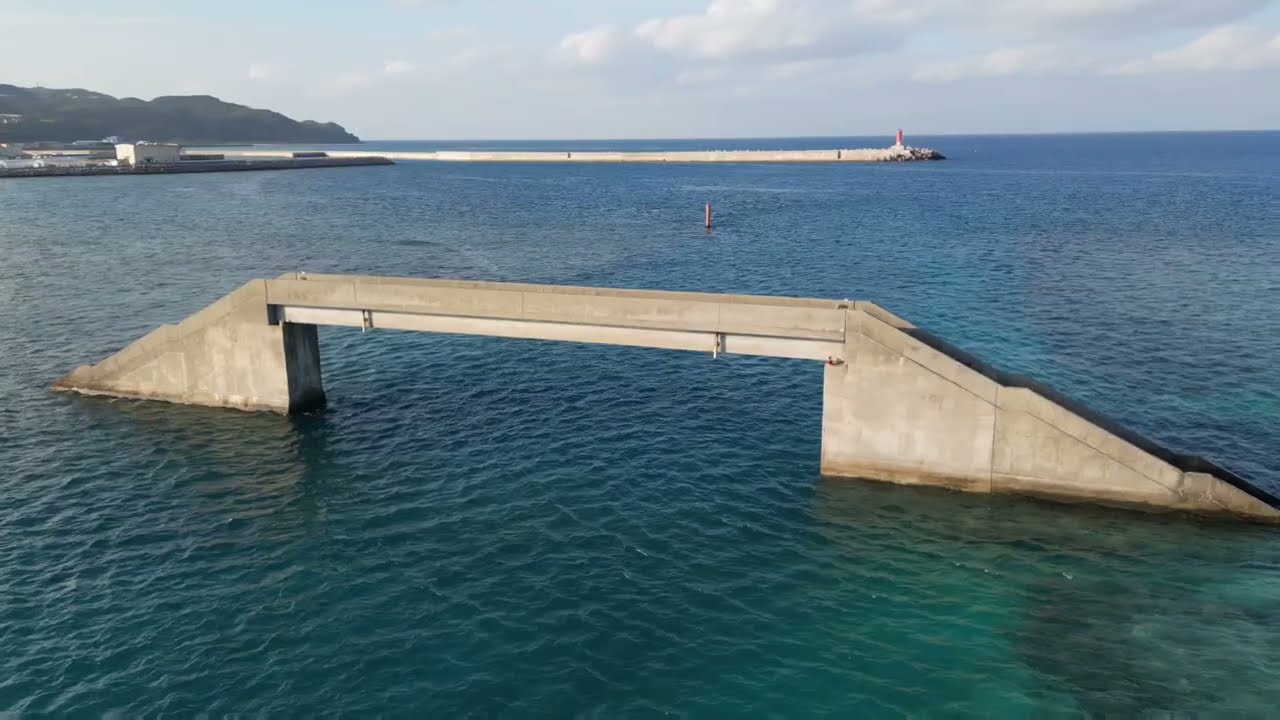 【FULL HD】久米島の秘境シールガチ橋の魅力