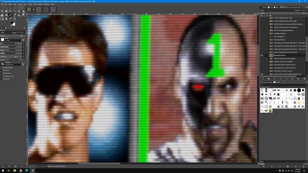 Shadow-mask Observations: (HLSL, GLSL, BGFX) and Trying to Recreate Lottes' OpenGL Shader using HLSL