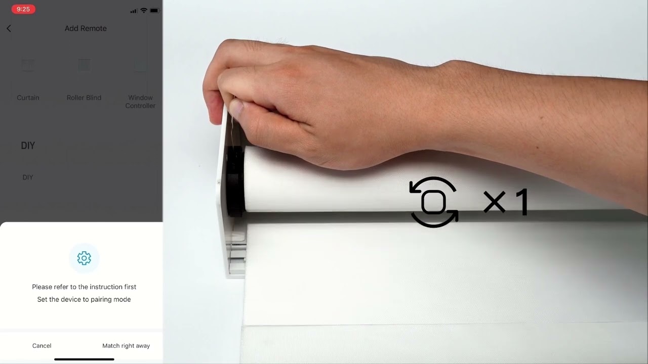 How to setup motorized blinds with remote、app、alexa