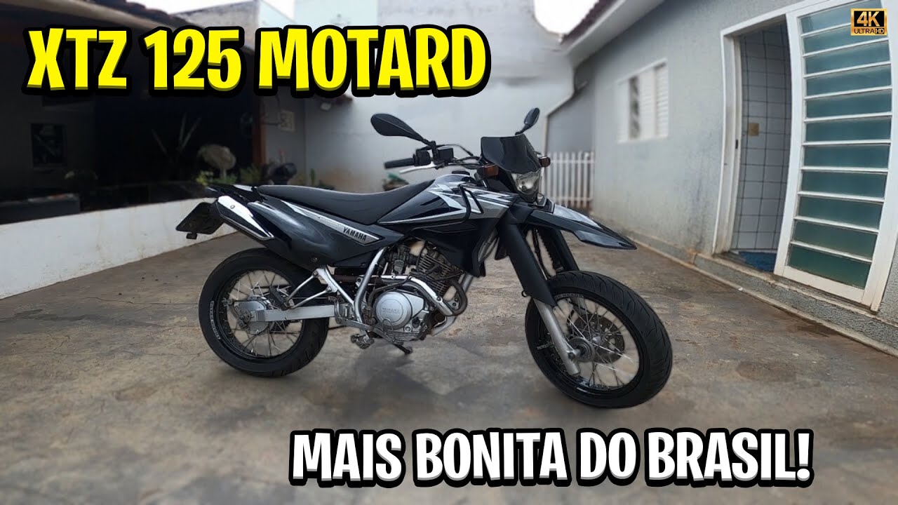 ASSIM FICOU MINHA MOTO APÓS A CUSTOMIZAÇÃO - XTZ 125 MOTARD
