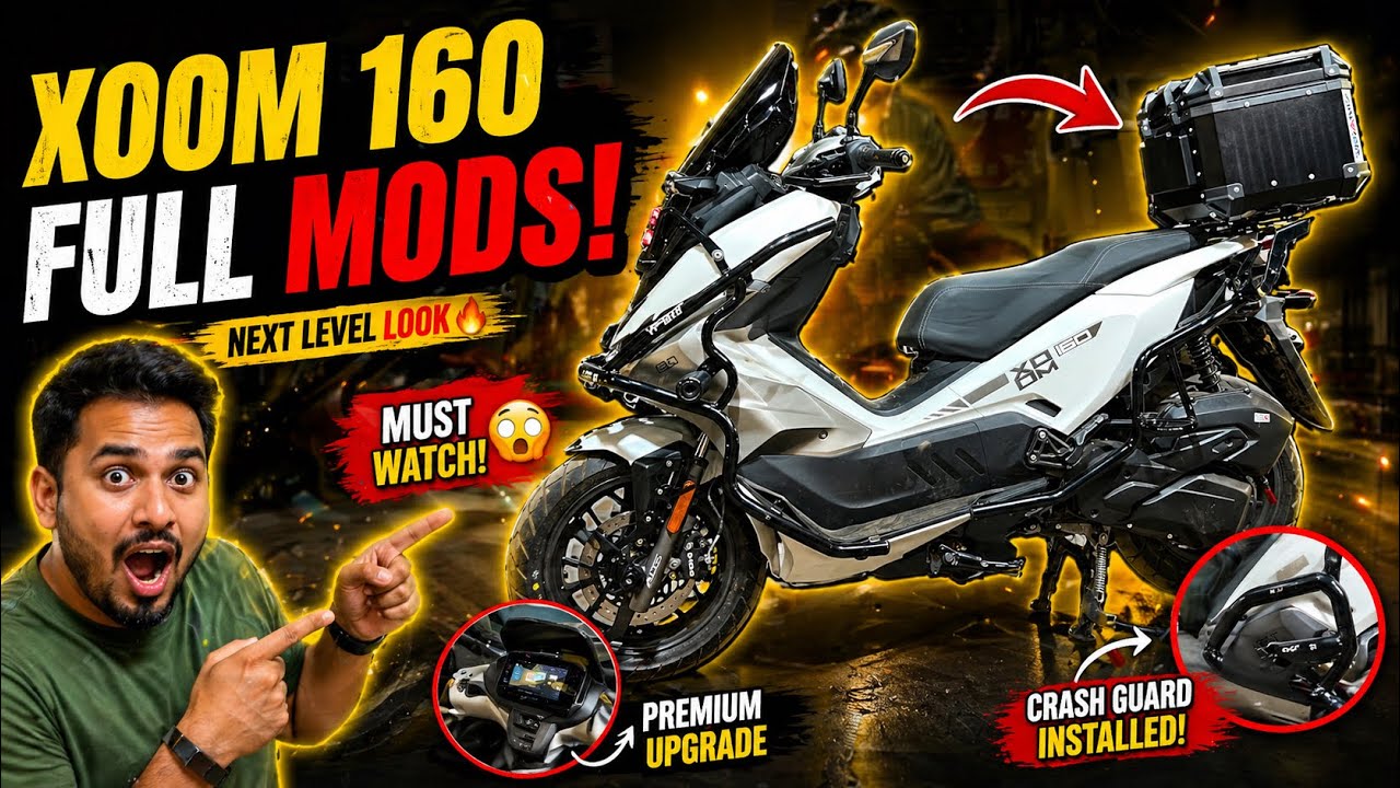 First Time on YouTube Xoom 160 Fully Modified 😲 | Xoom 160 Modification | Techno khan