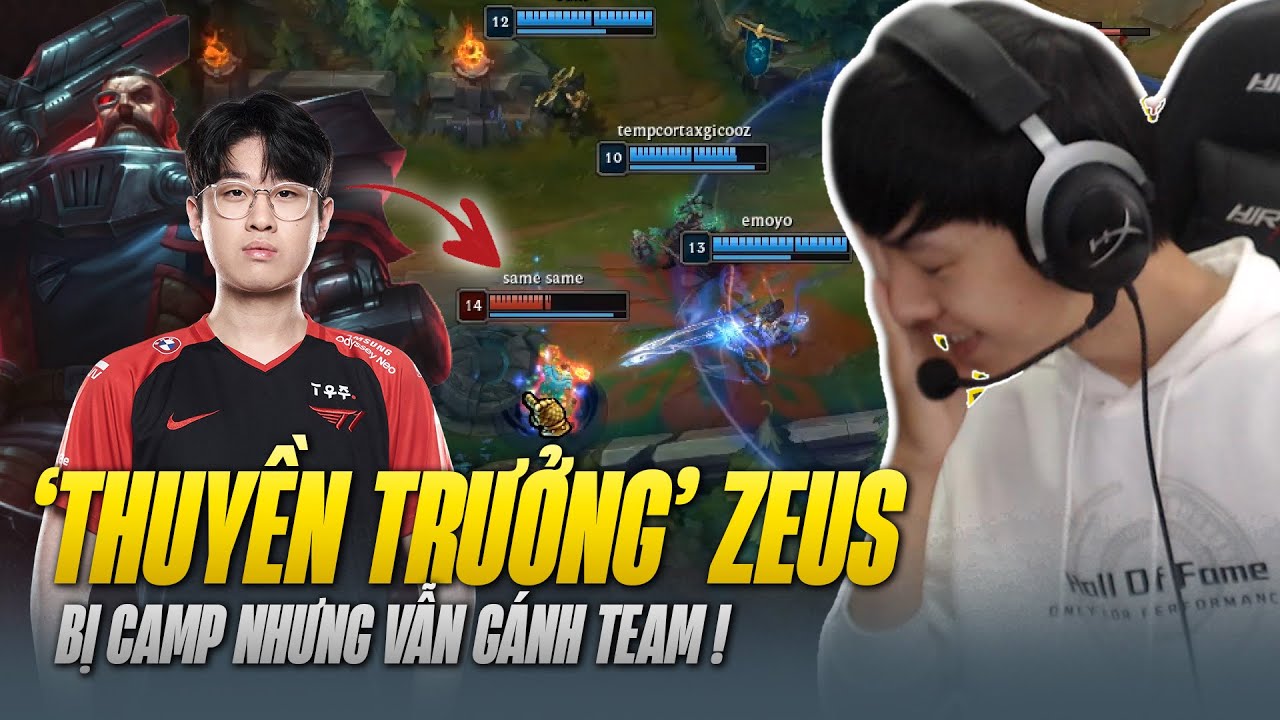 BỊ CAMP LIÊN TỤC NHƯNG GANGPLANK CỦA ZEUS VẪN GÁNH TEAM CỰC GẮT TRONG KÈO ĐẤU VỚI JAX ĐƯỜNG TRÊN